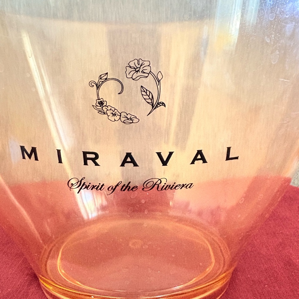 Pre-owned Orange Acrylic Ice Bucket - Picture 2 of 9